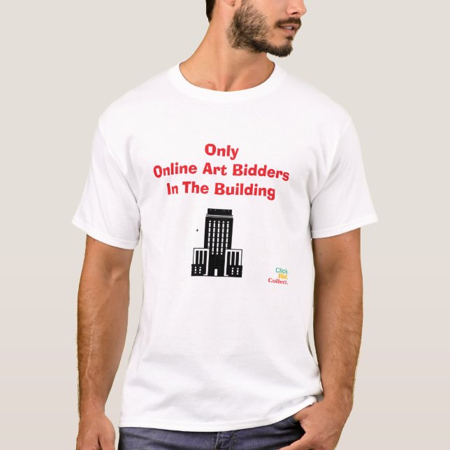 Click, Bid, Collect. Book  T-Shirt (Vorderseite)