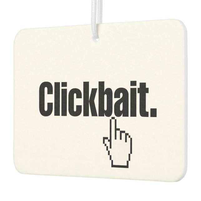 Clickbait. Autolufterfrischer (Links)