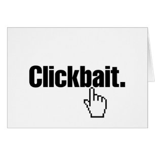 Clickbait. Carte de voeux
