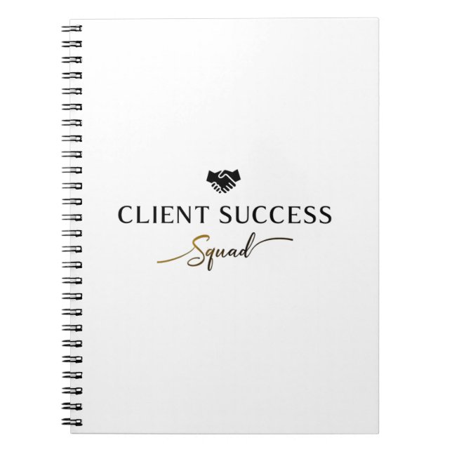 Client Success Squad - Berufliches Team Notebook Notizblock (Vorderseite)