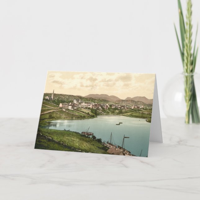 Clifden, Landkreis Galway, Irland Karte (Vorderseite)