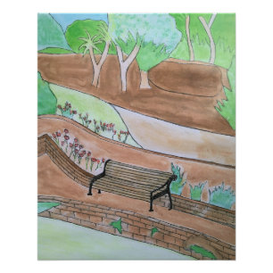 Cliff Bank Essex/Southend Poster