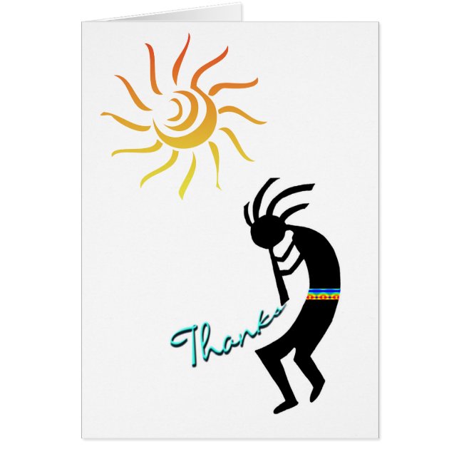 Cliff Dweller, Kokopelli, amerikanischer Ureinwohn (Vorne)