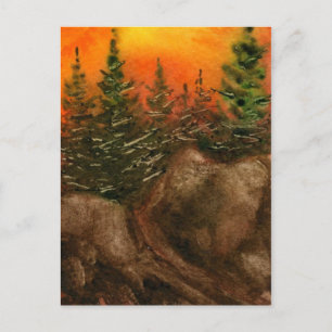 "Cliff Hanger #11" Landstraßen Postkarte