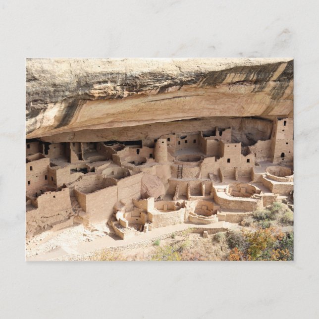 Cliff Palace am Mesa Verde National Park, Colorado Postkarte (Vorderseite)