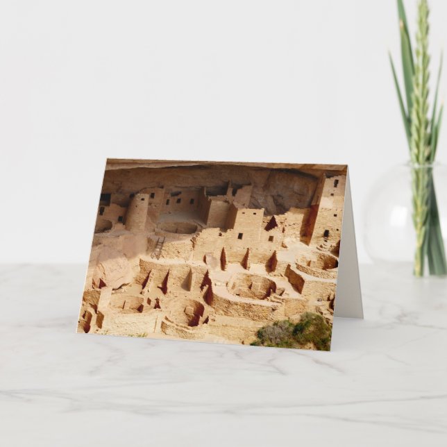 Cliff Palace Aperçu Carte de voeux vierge (Devant)