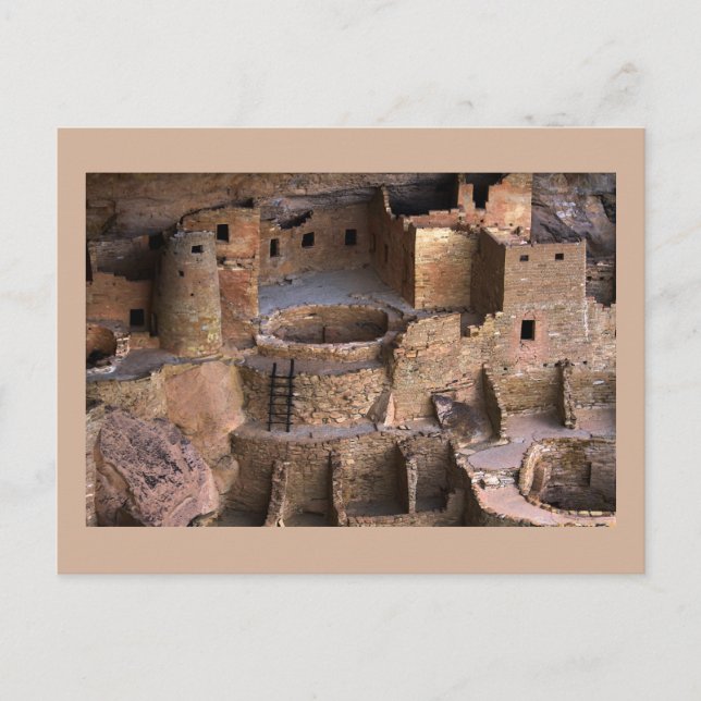 Cliff Palace, Mesa Verde National Park, Colorado Postkarte (Vorderseite)