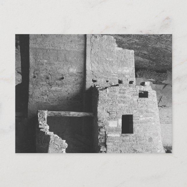 Cliff Palace Mesa Verde Nationalpark Ansel Adams Postkarte (Vorderseite)
