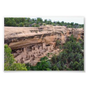 Cliff Palace Panorama, Mesa Verde, Colorado Fotodruck