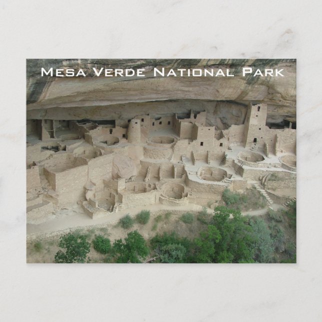 Cliff Palace Postkarte (Vorderseite)