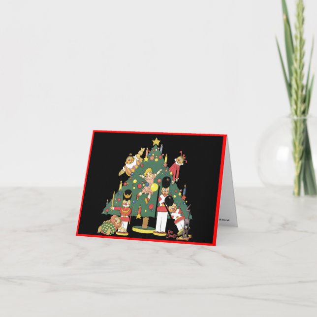 Cliff Sterrett Classic Bande Dessinée Carte de Noë (Devant)