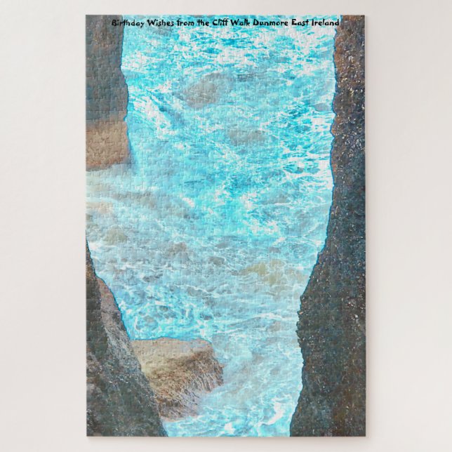 Cliff Walk Dunmore East Waterford Irland. Jigsaw (Vertikal)