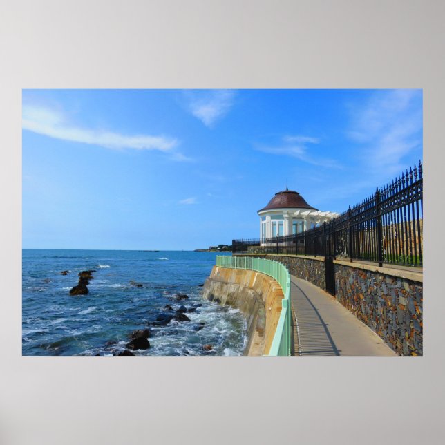 Cliff Walk in Newport - Poster (Vorne)