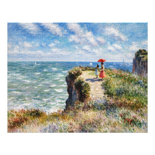 Cliff Walk in Pourville Fotodruck