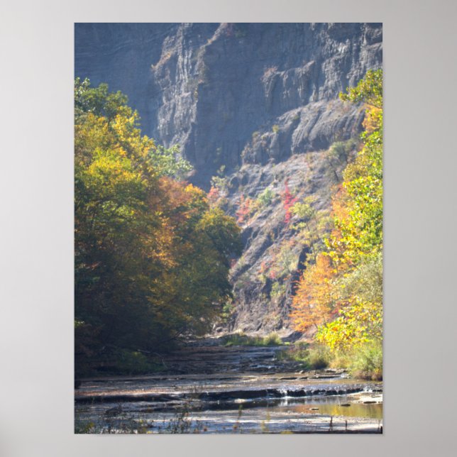 Cliffing Waterscape Poster (Vorne)