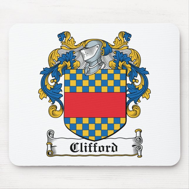 Clifford Familienwappen Mousepad (Vorne)