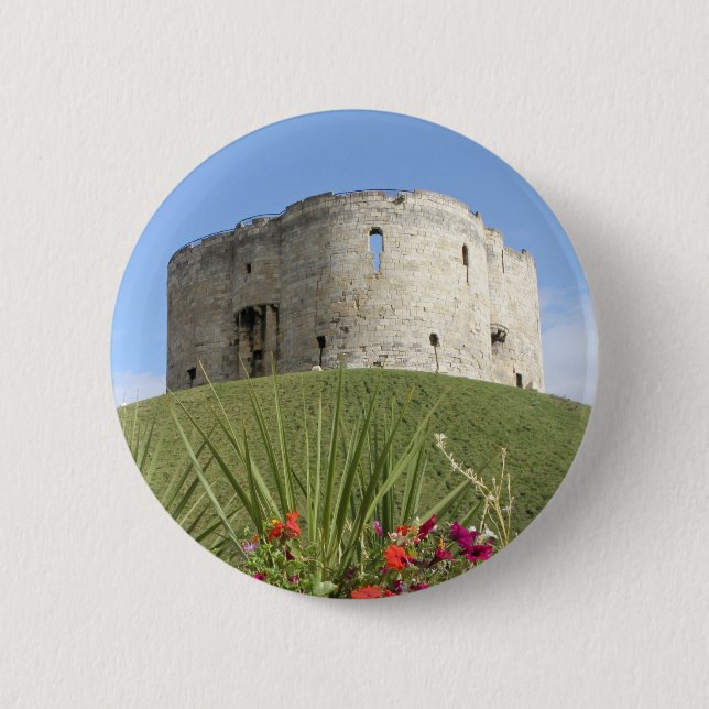 Cliffords Tower Button (Vorderseite)