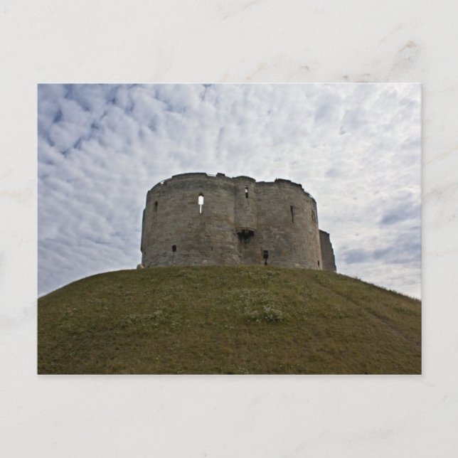 Clifford's Tower - York, England Postkarte (Vorderseite)