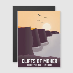 Cliffs of Moher County Clare, Irland. Magnetkarte