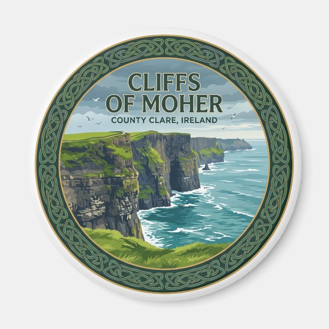 Cliffs of Moher Doolin Irland Magnet (Vorne)