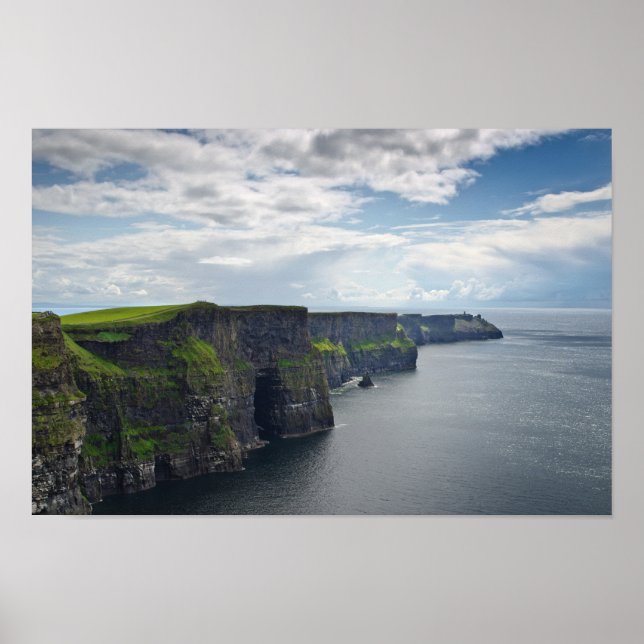 Cliffs of Moher in Ireland Poster Print (Vorne)