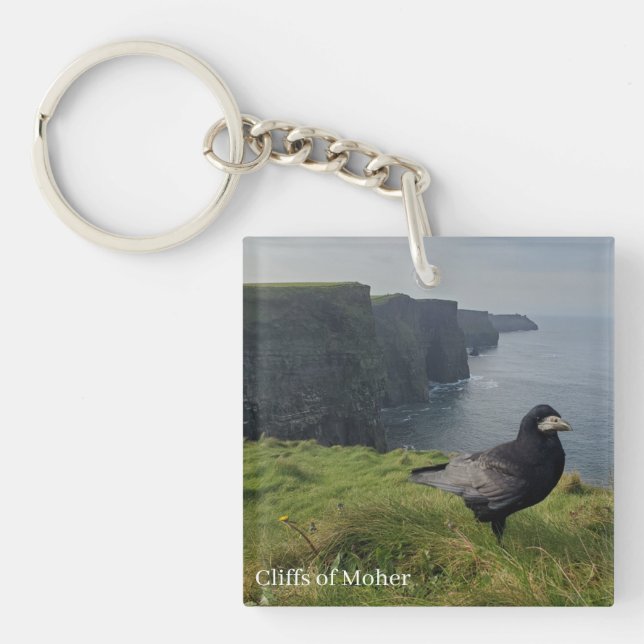 Cliffs of Moher, Ireland Rook Keychain (Devant)