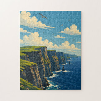 Cliffs of Moher Irland County Clare Retro Reise