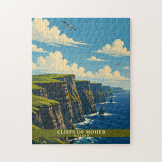 Cliffs of Moher Irland County Clare Retro Reise