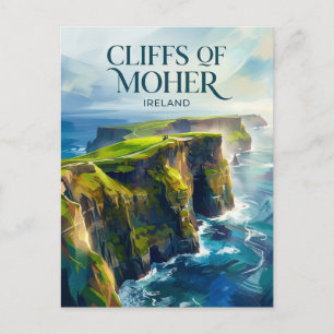 Cliffs of Moher Irland Postkarte