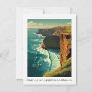 Cliffs of Moher Irland Reise Postkarte