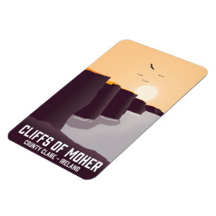 Cliffs of Moher Landkreis Clare, Irland. Magnet