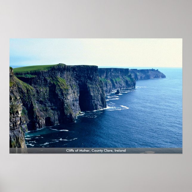 Cliffs of Moher, Landkreis Clare, Irland Poster (Vorne)
