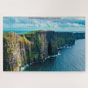 Cliff's von Moher Irland. Jigsaw Puzzle