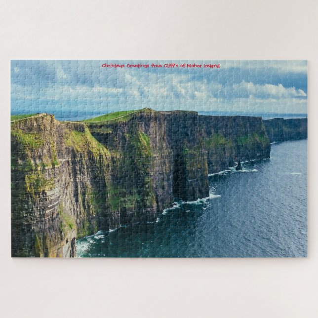 Cliff's von Moher Irland. Jigsaw Puzzle (Horizontal)