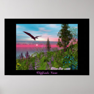 Cliffside Ansicht Poster