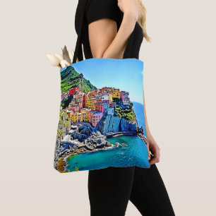 Cliffside Dreams: Manarolas Farben Tasche