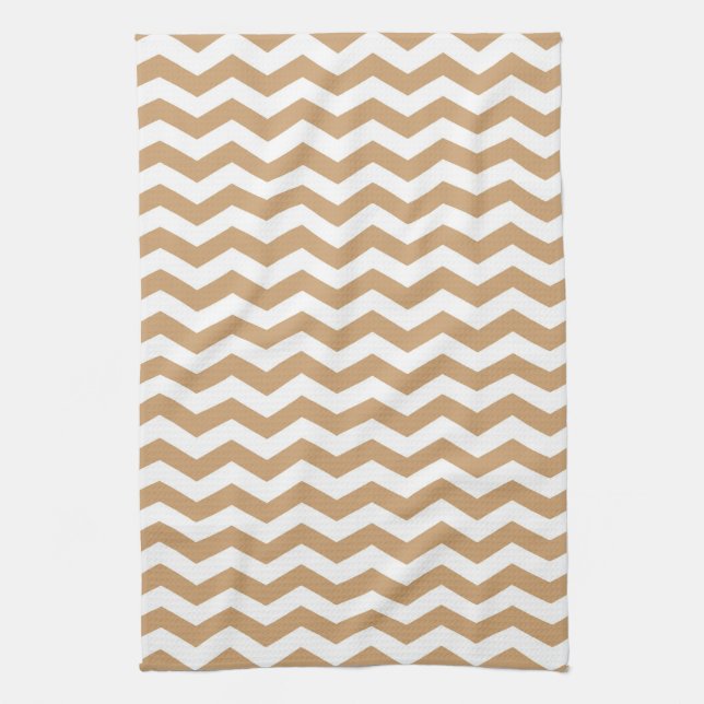 Clifton Beach Sand Wave Zickzack Handtuch (Vertikal)
