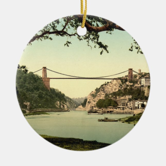 Clifton Hängebrücke I, Bristol, England Keramikornament (Vorne)