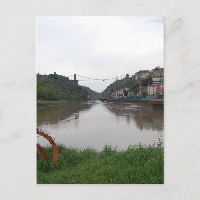 Clifton Suspension Bridge Postkarte (Vorderseite)