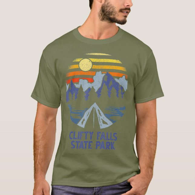 Clifty Falls Staat Park Indiana im Freien T-Shirt (Vorderseite)