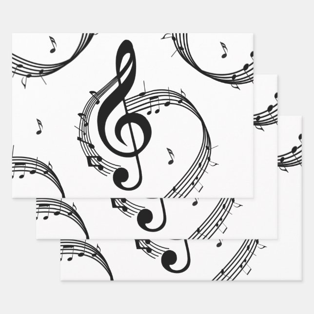 Climactic G Clef Geschenkpapier Set (Set)