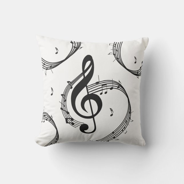 Climactic G Clef Kissen (Vorderseite)