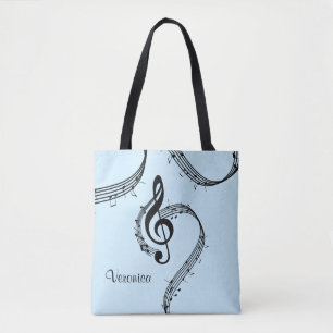 Climactic G Clef Music Blue Tasche