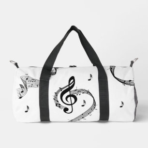 Climactic G Clef Music Duffle Bag