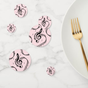 Climactic G Clef Music Pink Konfetti