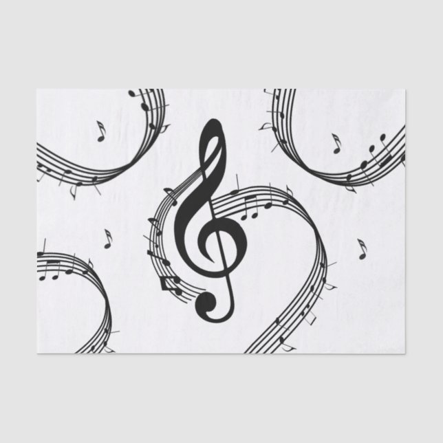 Climactic G Clef Seidenpapier (Vorderseite)