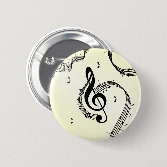 Climactic G Clef Yellow Button (Vorne & Hinten)