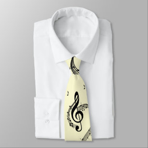 Climactic G Clef Yellpw Krawatte