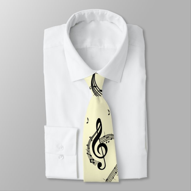 Climactic G Clef Yellpw Krawatte (Gebunden)