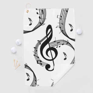 Climactic G-Schlüssel-Musik Golfhandtuch